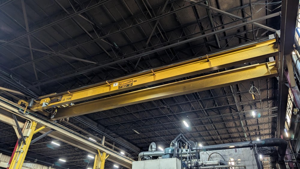 10 Ton, Kone, 47' 3" Span, 26' Lift, Radio Control, 2-Speed All Motions, 1992 [#2763]