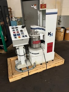 8.5 Liter Lancaster Kercher #K-1 Lab High Shear Intensive Mixer, .3 cu.ft.