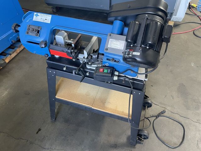 4" x 6" Cummins #3138, Horizontal Band Saw, 4-1/2" round capacity, 3 speeds, 64-1/2" x 1/2" blade, 2007