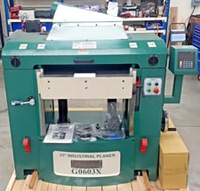 25" Grizzly Industrial #G0603X, industrial helical head planer, showroom grade / mechanically flawless