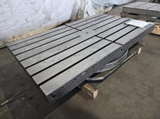 36" x 60" Lucas, air lift rotary table
