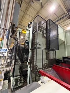 5.1" Kuraki #KBT-13EA, CNC horizontal boring mill table type, 60 automatic tool changer, 118.11" X, 90.5" Y