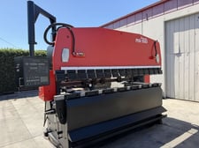 110 Ton, Amada #RG-100-EX, CNC press brake, 10' overall, 100.39" between housing, 3.937" stroke, 15.75"