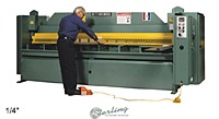 1/4" x 10' Betenbender #10-250, hyd.self-compensating holddown bar assembly, 36" PBG, 15 HP, new, #SM10250