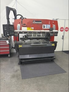55 Ton, Amada #RG-50, CNC press brake, 6.8'OA, 59.84" between housing, 3.9" stroke, 15.75" throat, 14.57"