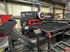 22 Ton, Amada #EM-2510NT, servo driven turret punch, 50" x 196" sheet, 2006