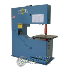 36" x 13" DoAll #3613-V5, vari-frequency AC inverter drive, 1" x 199" blade, 26" x 26" tilting table
