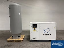 43 cfm, 116 psi, Quincy #Q0F15, Reciprocating Air Compressor, 15 HP, 2024