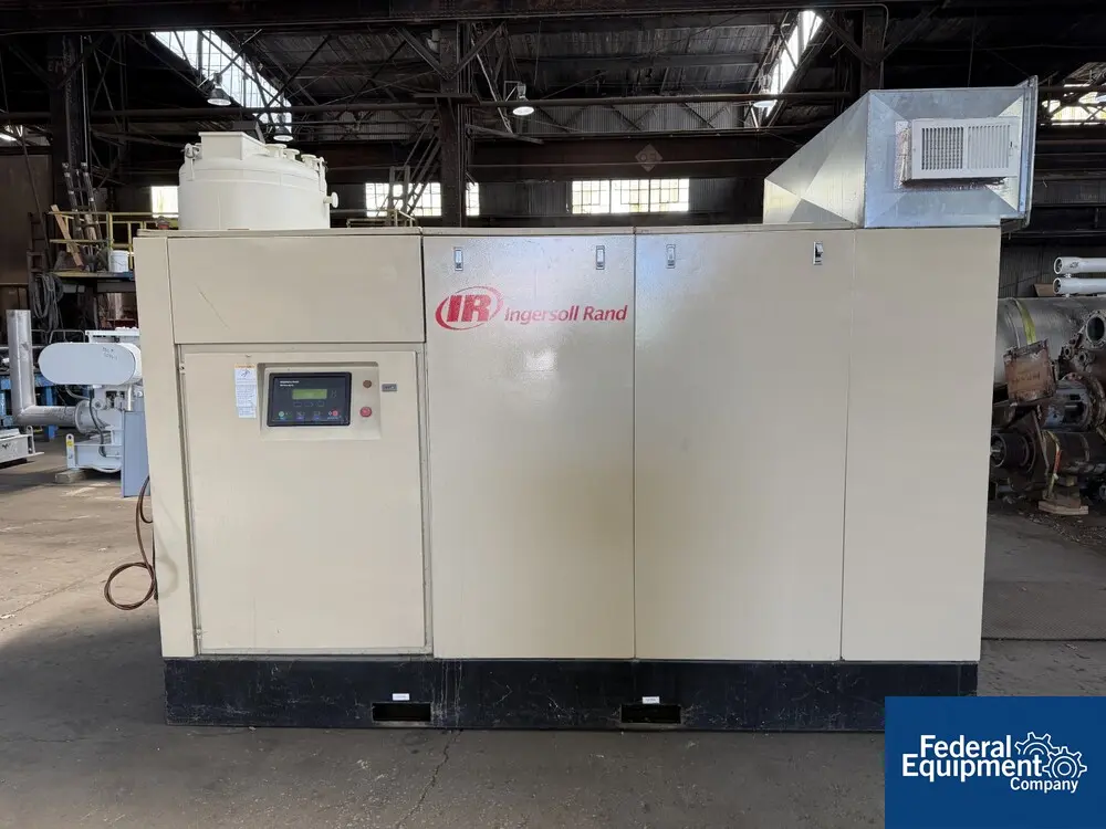 966 cfm, 100 psi, Ingersoll-Rand #SSR-FX200, Rotary Screw Air Compressor, 200 HP