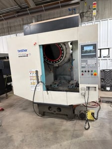 Brother #TC-S2DN-O, CNC Drill & Tap, 21 ATC, 27.6" X, 15.7" Y, 11.8" Z, 10,000 RPM, 10-13.5 HP, BT30, 4th