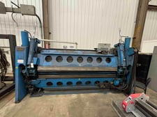 120" Davi #Ystad-1/4x10, CNC Bidirectional Folding System, 1/4" x 10' Bend, Mitsubishi 10-Axis Control