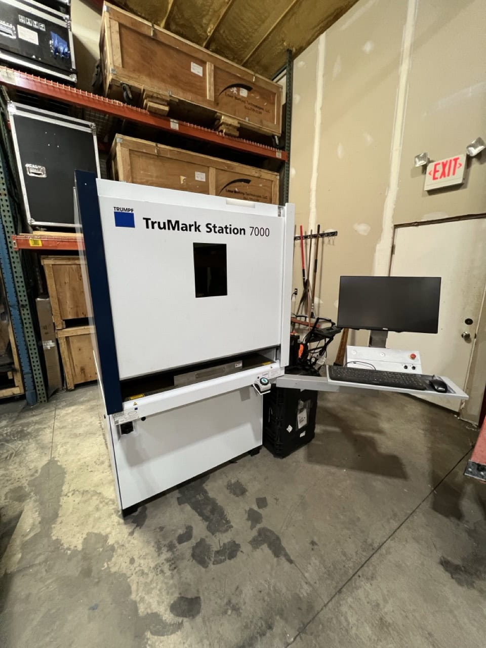 Trumpf #TruMark-7000, Laser Marking System, 1150 x 2000 x 1410 mm Workstation, 650/350/500 mm Travels, Like