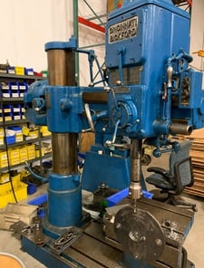 3' -9" Cincinnati #Bickford, Radial Drill, 16" x 22" Table, 75-1500 RPM, 230/460 V.
