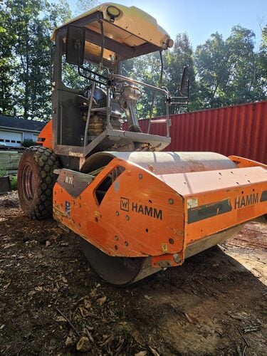 Hamm #H7i, Vibratory Single Drum Smooth Roller, 66" Drum, 73 HP Kubota Diesel, 1,872.5 Hours, 2017