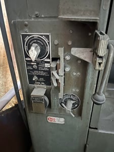 24" Grob #NS-24, Vertical Band Saw, 21" work height, 1" x 174" blade, 1 HP, AS IS