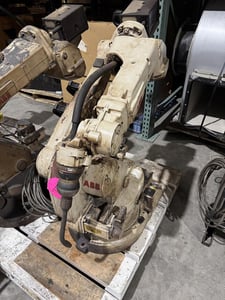 ABB, IRB 1600ID 4/1.5, Dual Arm Master/Slave Mig Welding Robots, IRC5 controllers, 4 kg payload, 1.5 m reach