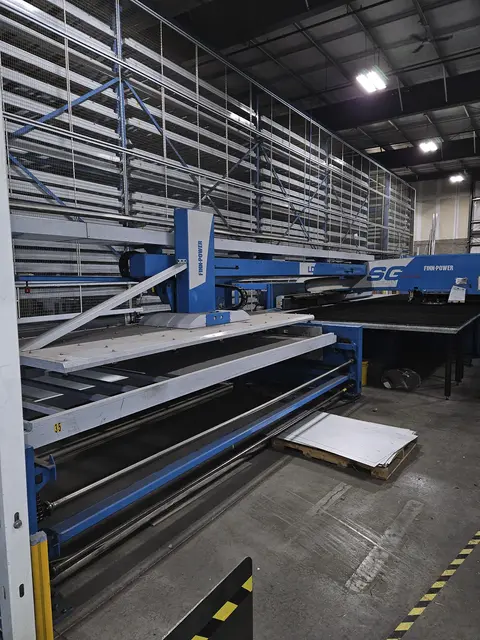 Finn-Power #Shear-Genius-SG8, punch shear combo, 33 ton, 170" x 60" sheet, 0.315" thickness, 3.5" punch