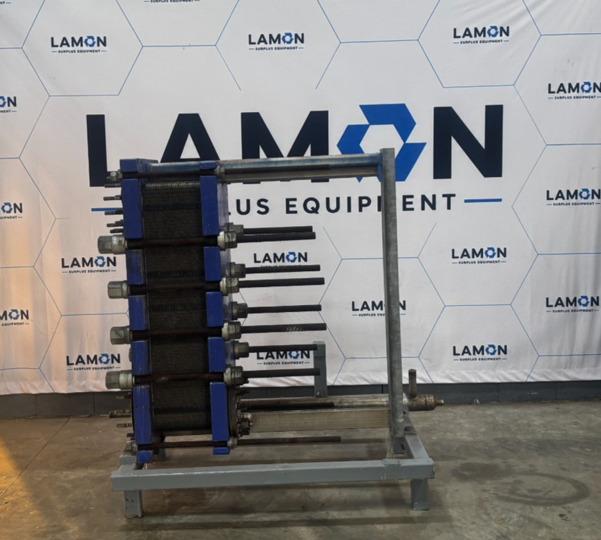 Alfa-Laval #MK15-BWFD, 1-Zone Titanium Semi-Welded Plate Heat Exchanger, 2003