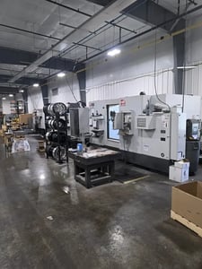 Haas #EC-400, CNC horizontal machining center, 50 automatic tool changer, 22" X, 25" Y, 22" Z, 15000 RPM