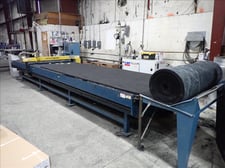 Lockformer #Vulcan-1600-WJ, CNC waterjet, 5' x 20' table, KMT Neo 40V3 55 KPSI intensifier pump, uncoiler