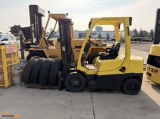 3,800 LB Hyster #H50FT, Diesel Forklift, 130" lift height, 42" forks, 2 stage mast, side shift, ROPS