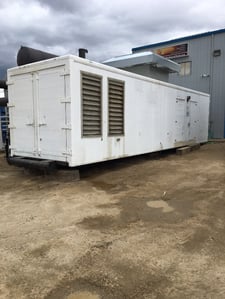 1720 KW MWM #TBG-620, Natural gas generator set, 480 Volts, Deutz TBG 620 V16 engine, 2002