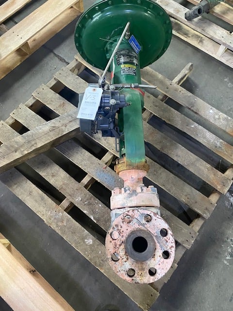 2" Fisher, Control Valve, Type HPS body, Type 867 actuator, 1-1/4" port, CL1600, 1-1/8" travel, Stainless