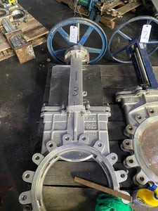 16" FNW, Manual Slide Gate Valve, T-316 Stainless Steel