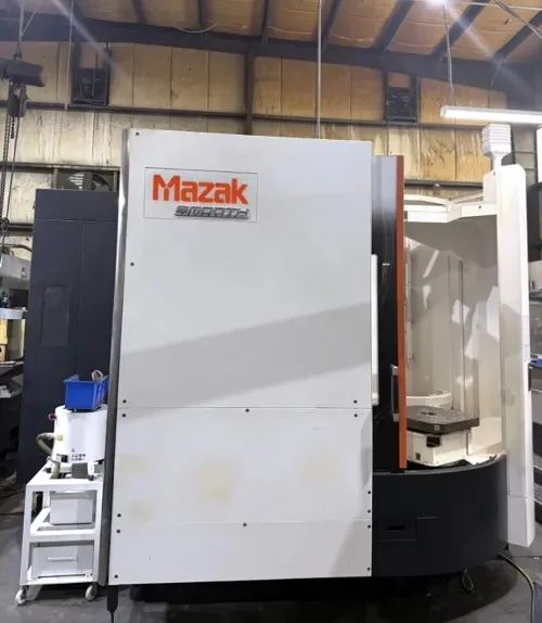Mazak #HCR-5000, CNC Horizontal Machining Center, 19.685" pallet, 28" X, 28.7" Y, 28.7" Z, 18000 RPM, CAT 40