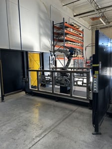 Panasonic PerformArc PA-1100SS, Robotic Welding Cell, 1,100 lb. payload per side, 120" head to tail, 44"