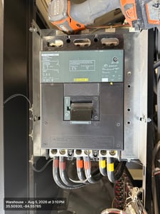 500 Amps, Square D #LCL365008041, Molded Case Circuit Breaker, 3-pole, 600 VAC, 65 kA at 480 Volts, AL600LI5T
