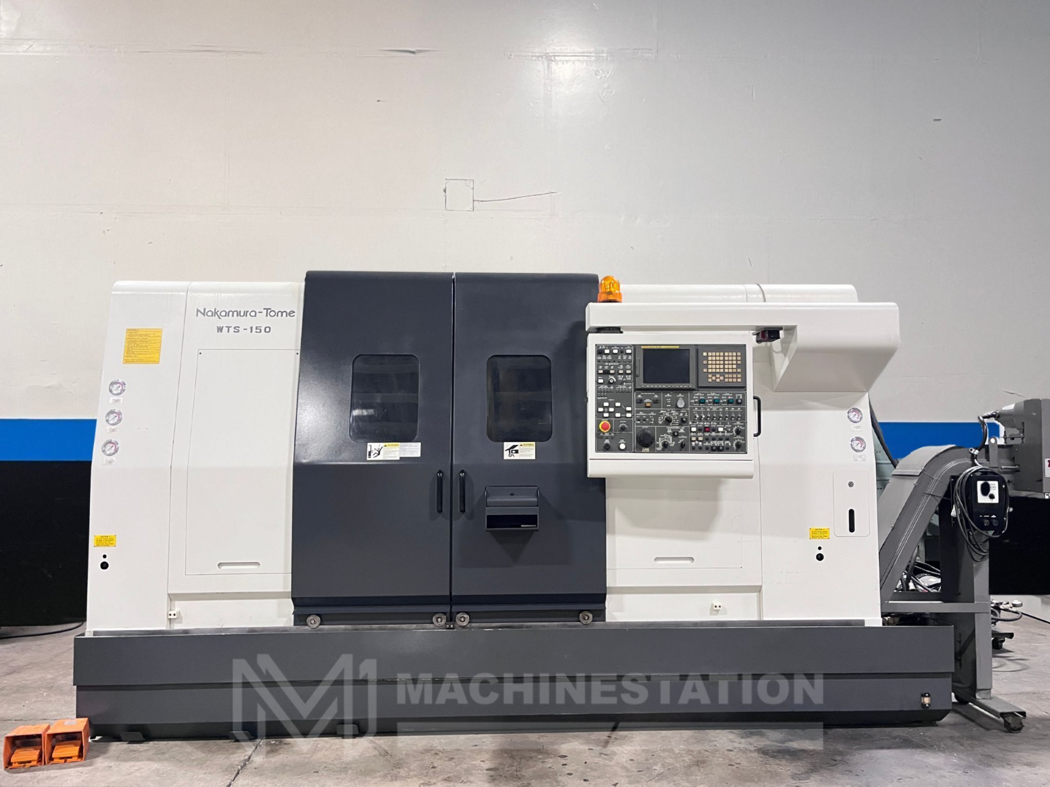 Nakamura -Tome #WTS-150, multi-axis CNC turning center, collet chuck, 1.6" bar, 42" centers, 12.2" dia.
