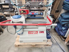 Cantek #JDT-75, Dovetail Machine, 2 HP - 21500 RPM, 59" L x 16.93" width working dims, 2.36" vertical & 1.18"
