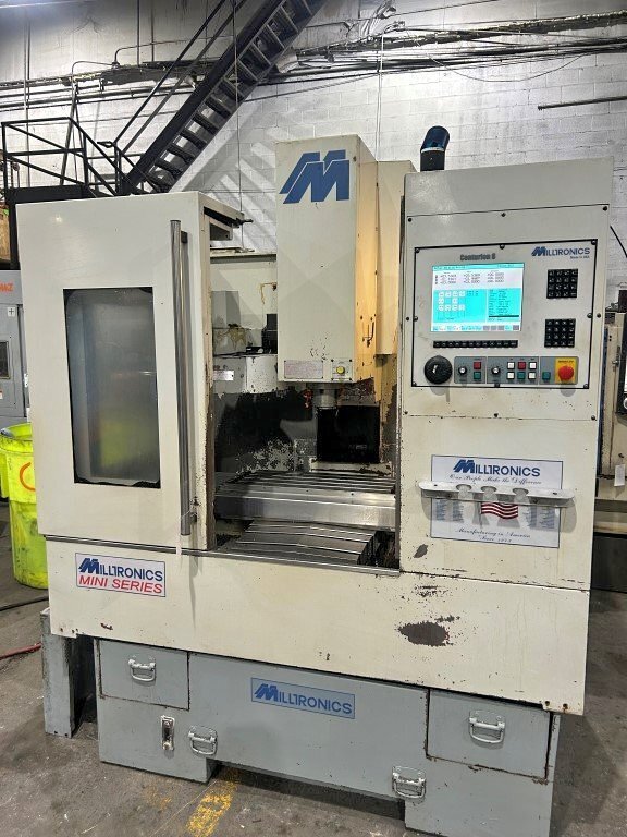 Milltronics #RW12, CNC Vertical Machining Center, 24" X, 12" Y, 16" Z, 12" x 30" table, 15 HP, 8,000 RPM, 10