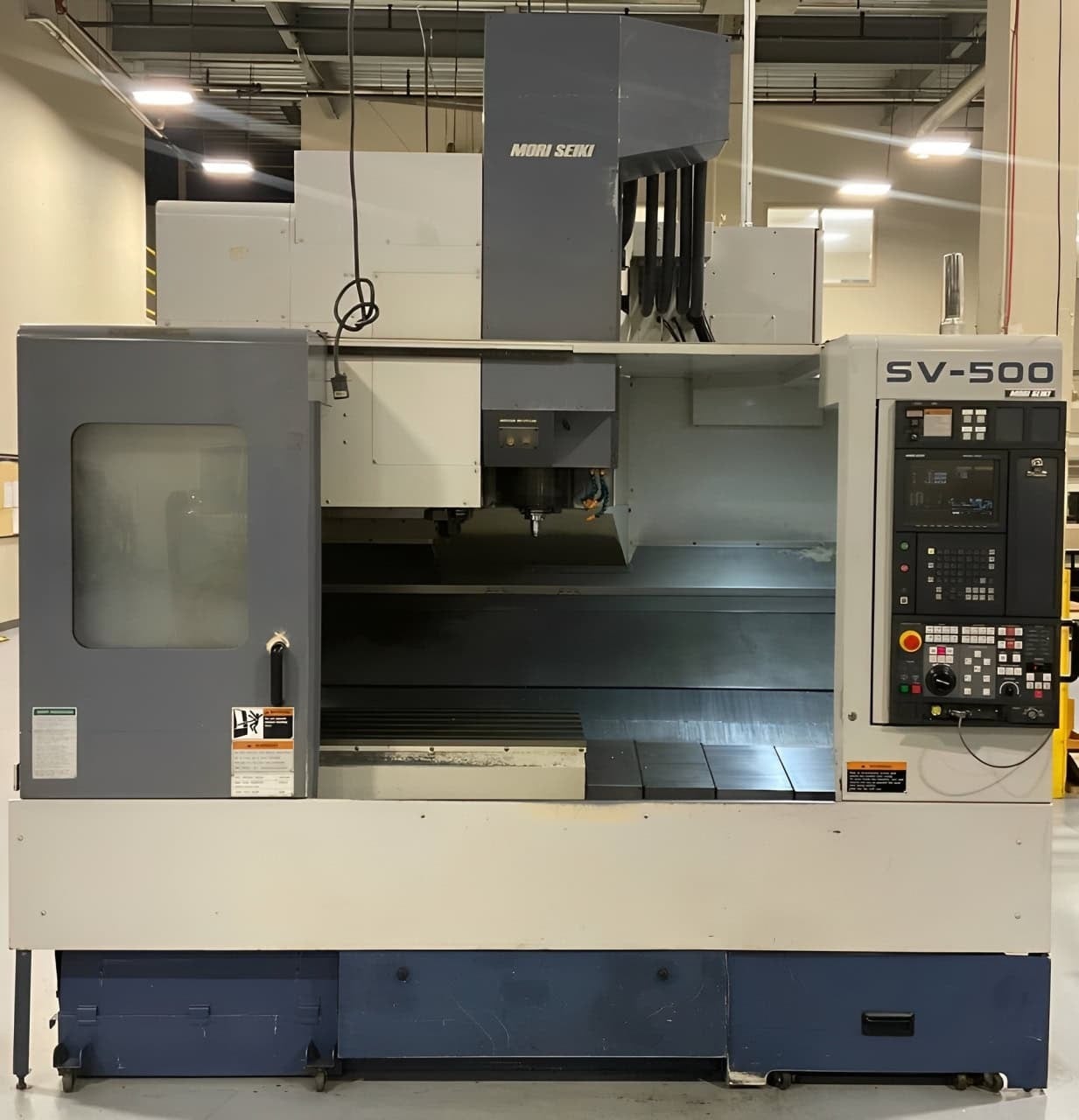 Mori Seiki #SV500B, CNC Vertical Machining Center, 31.5" X, 20.1" Y, 20.1" Z, 43.3" x 23.6" table, 30 HP