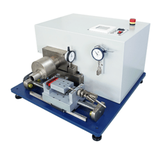 Frank Bacon #FB-640D, automatic Izod specimen notcher, 500-2500 RPM cutting speed, 100-240 V., 1 Ph., new