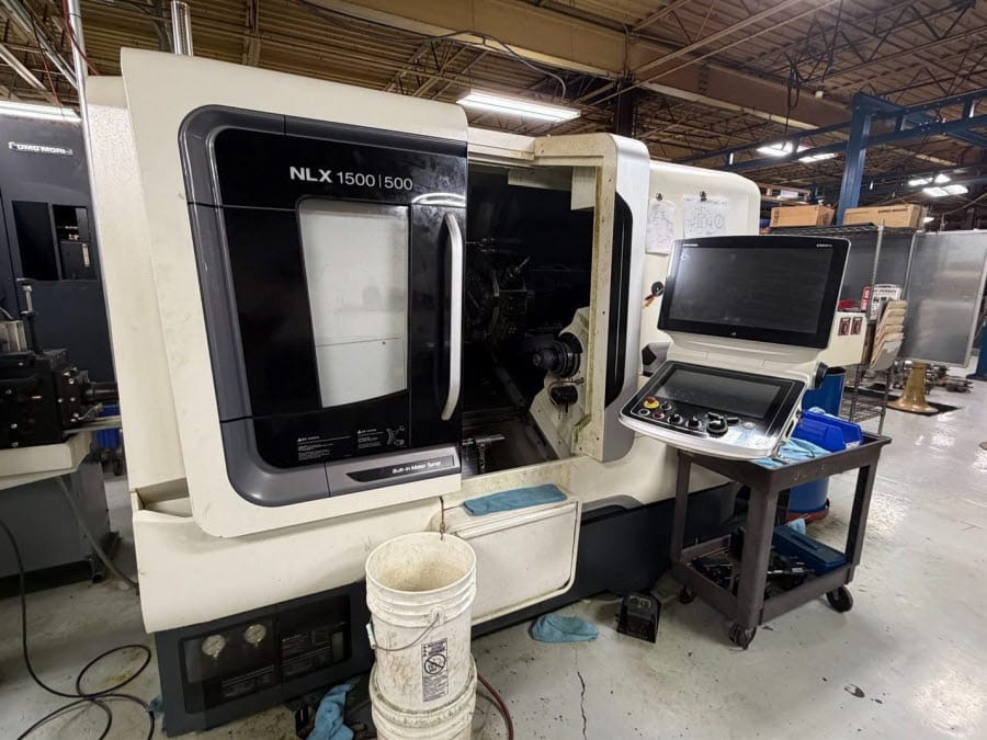 DMG, Mori #NLX-1500SY/500, multi-axis CNC lathe, 29.7" swing, 20.2" machining length, 6" chuck, 2" bar, 6000