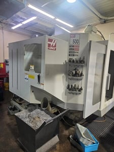 Haas #MDC-500, CNC drill & tap with rotary dual pallet changer, 20" X, 14" Y, 20" Z, 10000 RPM, 24 ATC, Cat