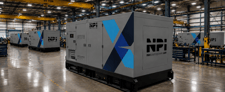 250 KW NPI #NPI250, Natural gas / LPG generator set, 480 Volts, enclosure