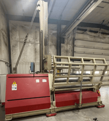 72" x 5/8" Akyapak #AHS-20/16, 4-Roll Plate Bending Machine, 11.8"/10.6"/8.3" diameter rolls, 20 HP, AK-300