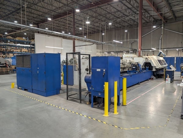 Trumpf Tubematic, CNC Tube Laser, 5.9" x 255", self-centering, 2700W, automatic loader, 2005