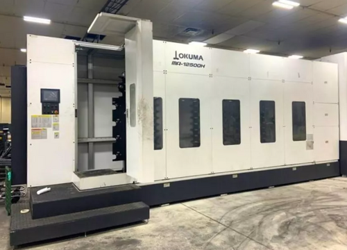 Okuma #MA-12500H, CNC horizontal machining center, 118" X, 78.7" Y, 78.7" Z, 174 automatic tool changer, 6000