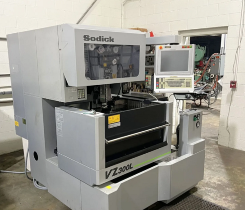 Sodick #VZ300L, CNC Wire Electrical Discharge Machine, 13.8" X, 9.8" Y, 8.7" Z, .0059"-.011" diameter, 2015