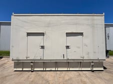 1250 KW Cummins #KTA50-G3, diesel generator set, 277/480 Volts, 1140 hours, weatherproof enclosure, base