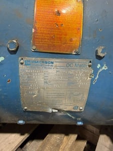 Emerson HP DC RPM 125hp 1750 rpm 500/300 369AT Stab-Shunt