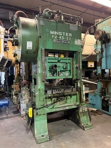 45 Ton, Minster #P2-45-32, Straight Sided Press, S/N 18030, STK# 1687