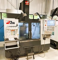 Haas #VF-2SS, 4-Axis Vertical Machining Center, 30" X, 16" Y, 20" Z, 36" x 14" table, 30 HP, 12,000 RPM, 40