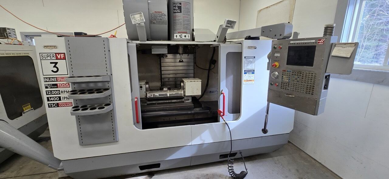 Haas #VF-3SS, Vertical Machining Center, 40" X, 20" Y, 25" Z, 48" x 18" table, 30 HP, 12,000 RPM, CAT 40, 24