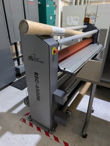 65" Royal Sovereign #RSC-6500H, Hot Laminator, 25 FPM, damaged roller