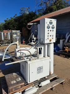 Draiswerke #PM-10-PU-H/RF, Stainless Steel Dispersion Media Mill, 20 HP, electrical control panel, 460 Volt